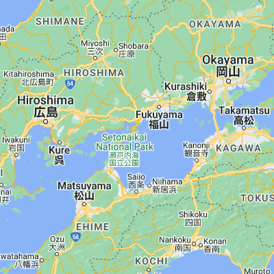 Map showing location of Innoshima (34.283330, 133.183330)