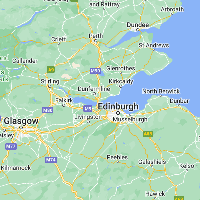 Map showing location of Inverkeithing (56.032970, -3.395550)