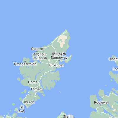 Map showing location of Isle of Lewis (58.219010, -6.388030)