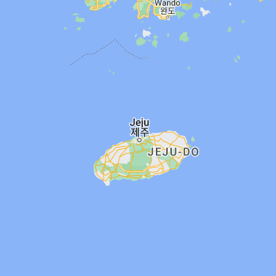 Map showing location of Jeju (33.509720, 126.521940)