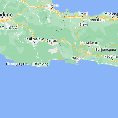Map showing location of Kamurang (-7.676100, 108.676300)