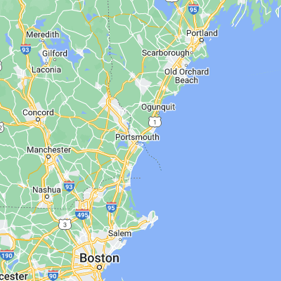 Map showing location of Kittery (43.088140, -70.736160)