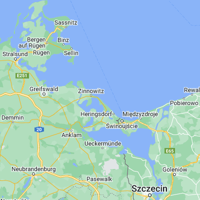 Map showing location of Koserow (54.050000, 14.000000)