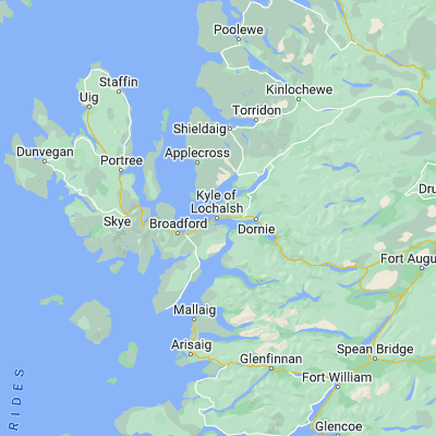 Map showing location of Kyle of Lochalsh (57.283870, -5.711170)