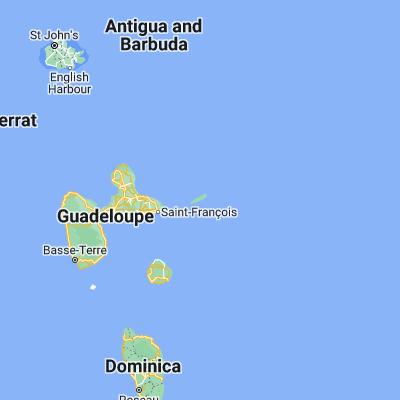 Map showing location of La Désirade (16.318380, -61.051940)