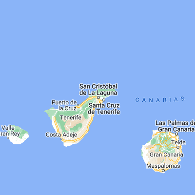 Map showing location of La Laguna (28.485300, -16.320140)