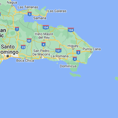 Map showing location of La Romana (18.427340, -68.972850)