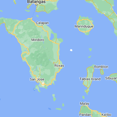Map showing location of Labasan (12.777320, 121.469220)