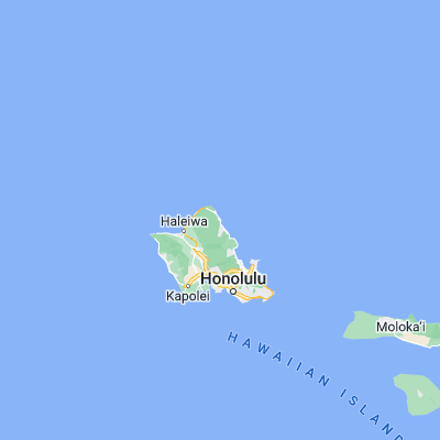 Map showing location of Lā‘ie (21.647700, -157.925330)