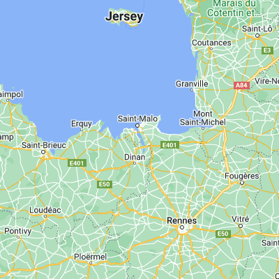 Map showing location of Le Minihic-sur-Rance (48.578350, -2.008760)