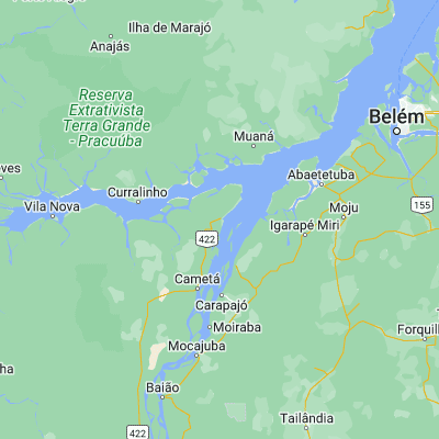 Map showing location of Limoeiro do Ajuru (-1.895280, -49.380560)