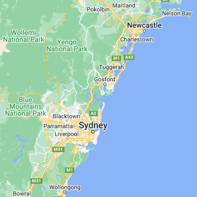 Map showing location of Little Patonga Beach (-33.565200, 151.267900)