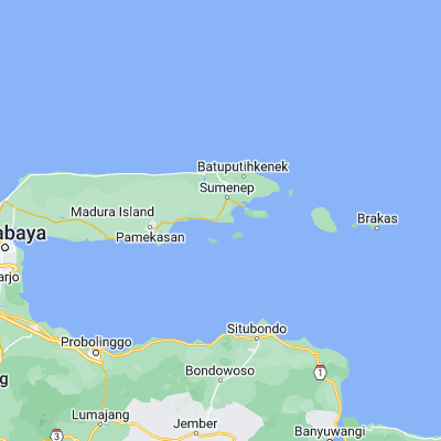 Map showing location of Lobuk (-7.128900, 113.818700)
