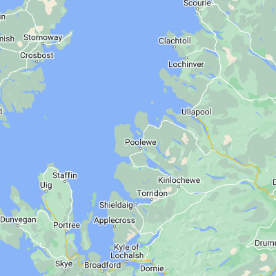 Map showing location of Loch Ewe (57.808740, -5.630490)