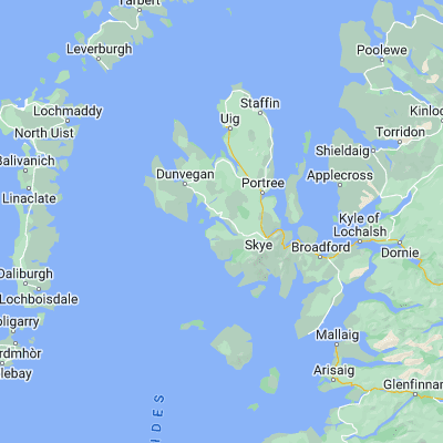 Map showing location of Loch Harport (57.333330, -6.400000)