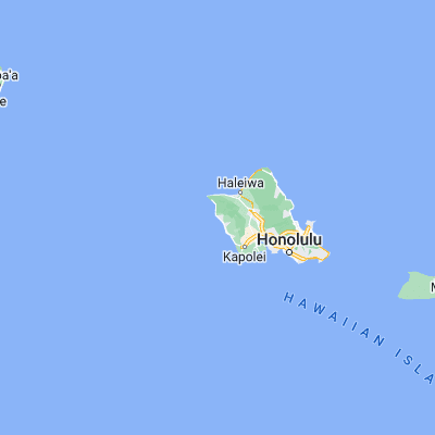 Map showing location of Mākaha (21.469440, -158.217500)