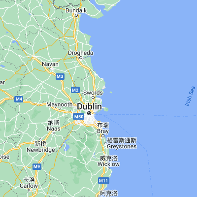 Map showing location of Malahide (53.450830, -6.154440)
