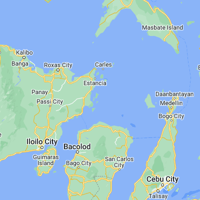 Map showing location of Malangabang (11.236700, 123.206200)