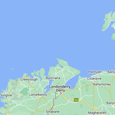 Map showing location of Malin Head (55.384040, -7.371740)