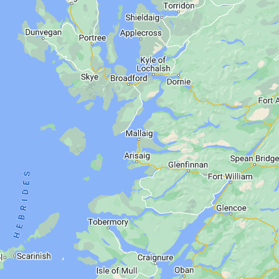 Map showing location of Mallaig Harbour (57.008170, -5.826960)