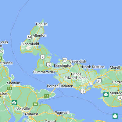 Map showing location of Malpeque (46.533430, -63.682020)