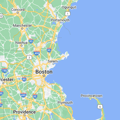 Map showing location of Manchester-by-the-Sea (42.577870, -70.768940)