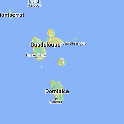Map showing location of Marie-Galante Island (15.935900, -61.270500)