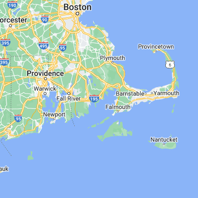 Map showing location of Mattapoisett (41.658440, -70.816150)