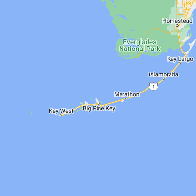 Map showing location of Mayo Key (24.735700, -81.362300)