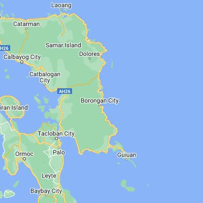 Map showing location of Maypangdan (11.651940, 125.450280)