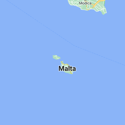 Map showing location of Mellieha (35.970056, 14.351627)