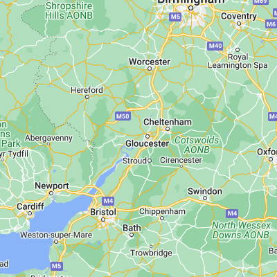 Map showing location of Minsterworth (51.852960, -2.309360)