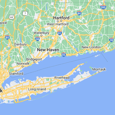 Map showing location of Money Island (41.249540, -72.751760)