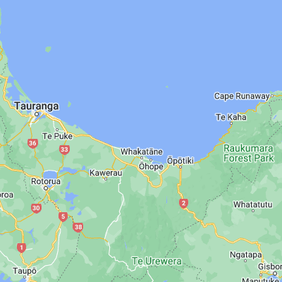 Map showing location of Motuhora Island (-37.850000, 176.983330)