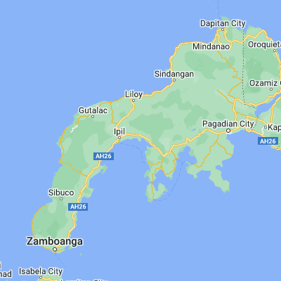 Map showing location of Naga (7.770280, 122.750830)