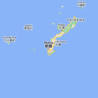 Map showing location of Naha-shi (26.212500, 127.681110)