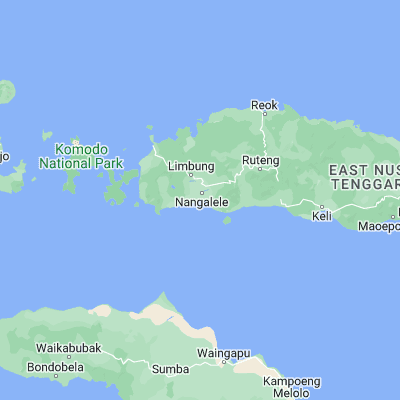 Map showing location of Nangalili (-8.776500, 120.131000)