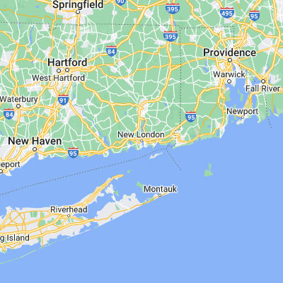 Map showing location of New London (41.355650, -72.099520)