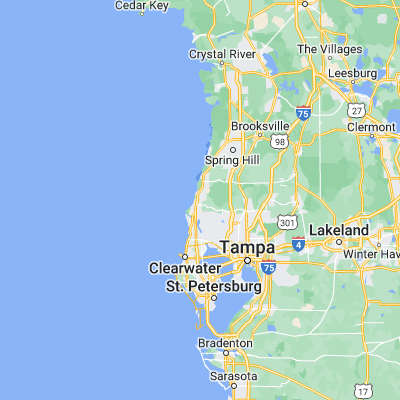 Map showing location of New Port Richey (28.244180, -82.719270)