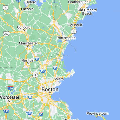 Map showing location of Newburyport (42.812590, -70.877280)