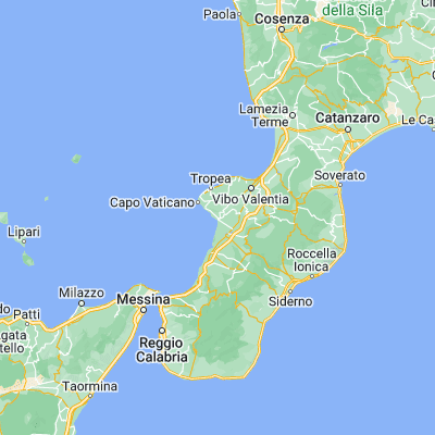 Map showing location of Nicotera (38.554580, 15.936700)