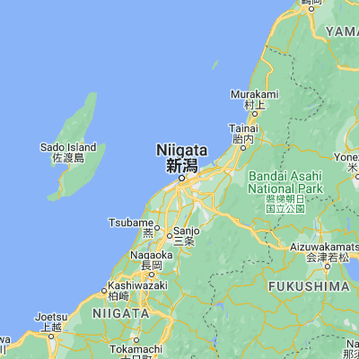 Map showing location of Niigata-shi (37.902220, 139.023610)