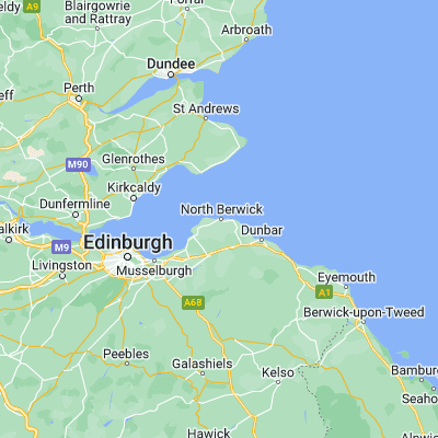 Map showing location of North Berwick (56.058250, -2.722900)