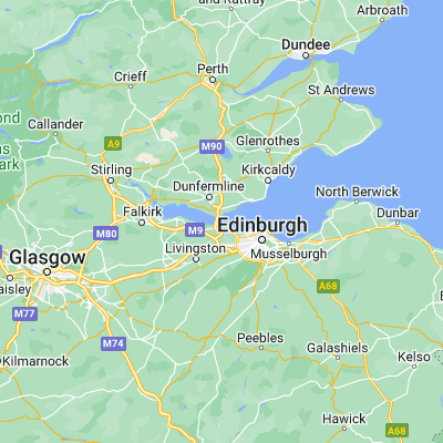 Map showing location of North Queensferry (56.008990, -3.391340)