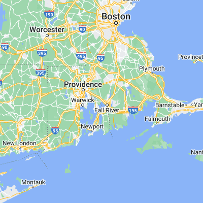 Map showing location of Ocean Grove (41.729270, -71.209210)