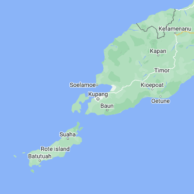 Map showing location of Oeba (-10.159400, 123.591800)