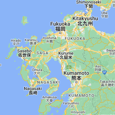 Map showing location of Ōkawa (33.200000, 130.350000)