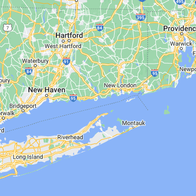 Map showing location of Old Saybrook (41.283300, -72.350000)
