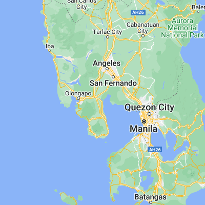 Map showing location of Orani (14.800600, 120.537100)