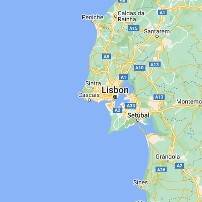 Map showing location of Paço de Arcos (38.695690, -9.291430)